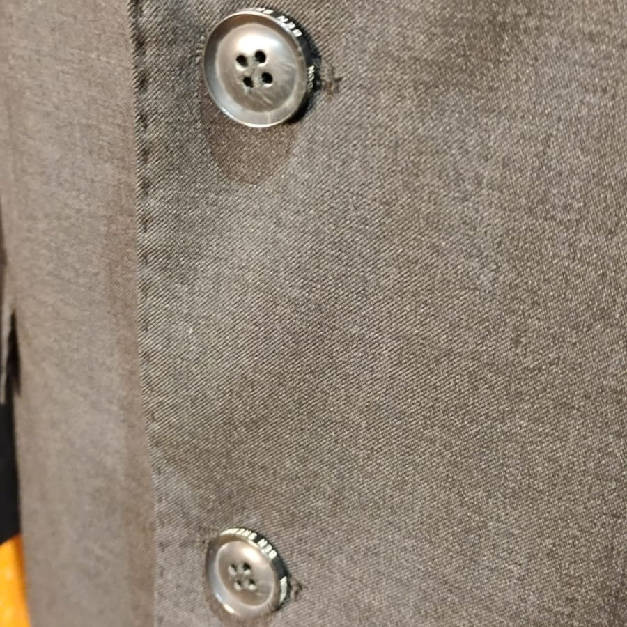 Blazer Ben Sherman Gris Oscuro - 100% Lana - Prenda Única