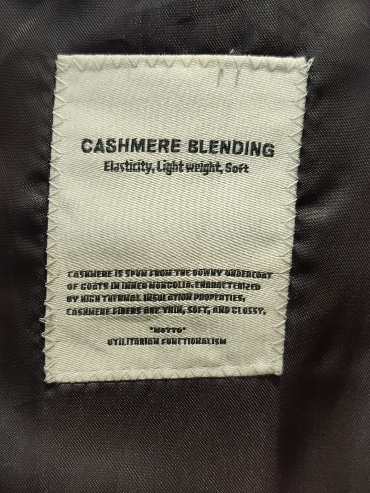 Abrigo Lana y Cashmere Gris | Talla XS (44) | Lujo Suave | Vistemen