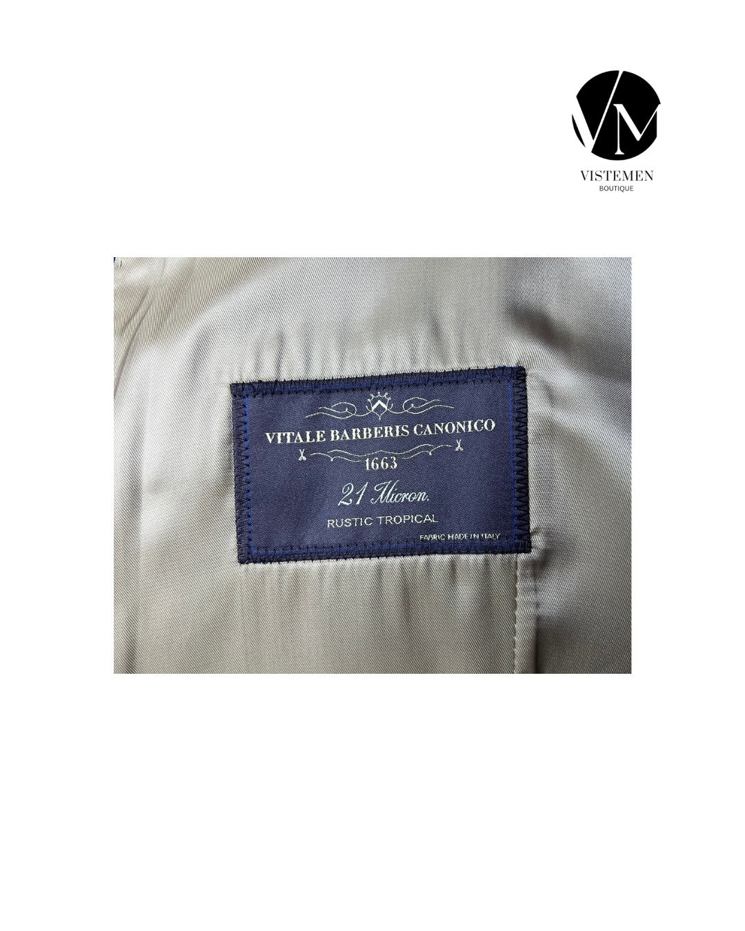 Gilet Vitali Barben's Canonico Lana Negra | Talla XL (52) | Vistemen