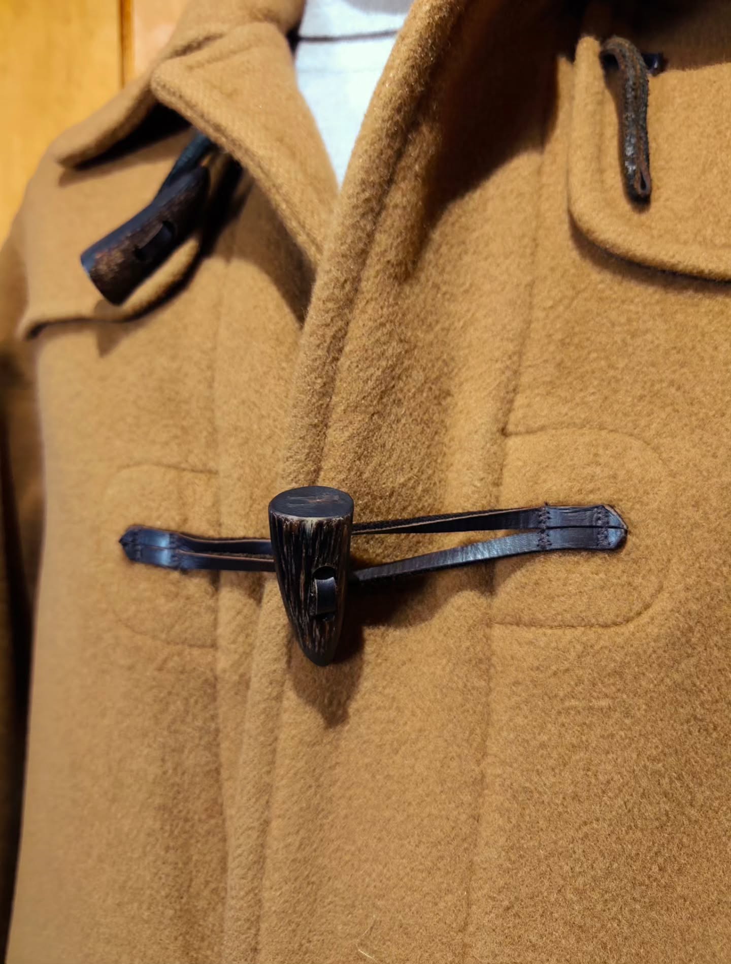 Abrigo Duffle Coat Camel Hazzys – Talla L (50)