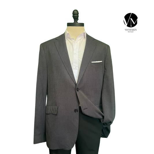 BLACK FRIDAY | Blazer Hugo Boss Gris Oscuro con Puntillismo | Estilo Casual | Vistemen