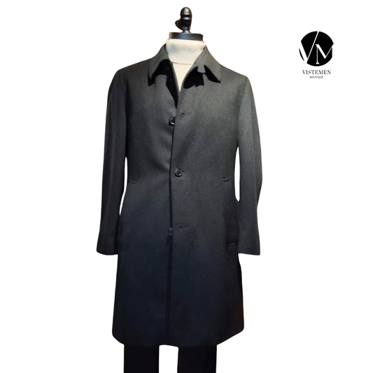 Abrigo Ejecutivo Hugo Boss de Cashmere y Lana – Talla M (48)