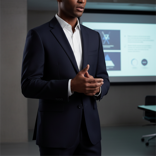 Blazer Zara Man Skinny Fit Negro | Tendencia Formal Ultramoderna | Talla S (46) | Vistemen