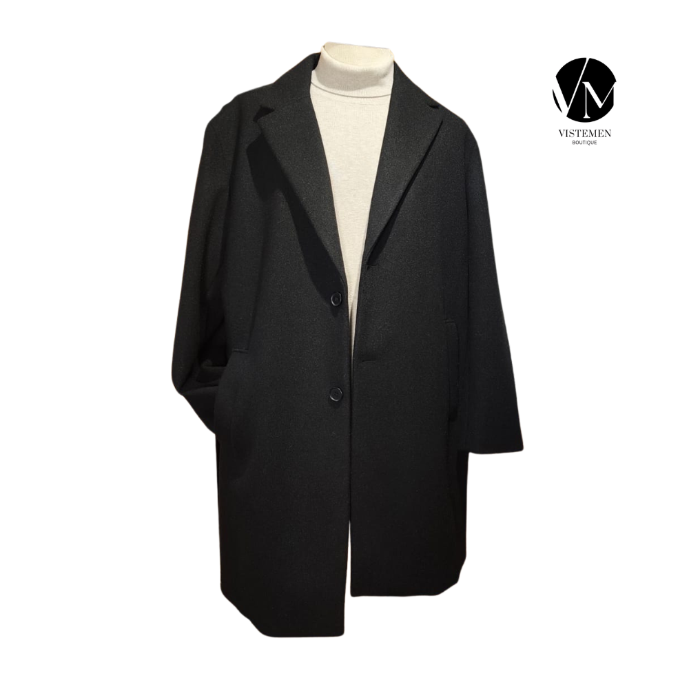 Abrigo Formal Primark Negro – Talla XL (52)