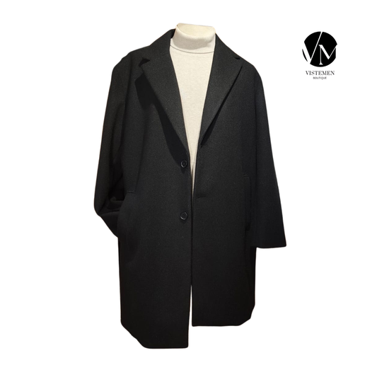 Abrigo Formal Primark Negro – Talla XL (52)