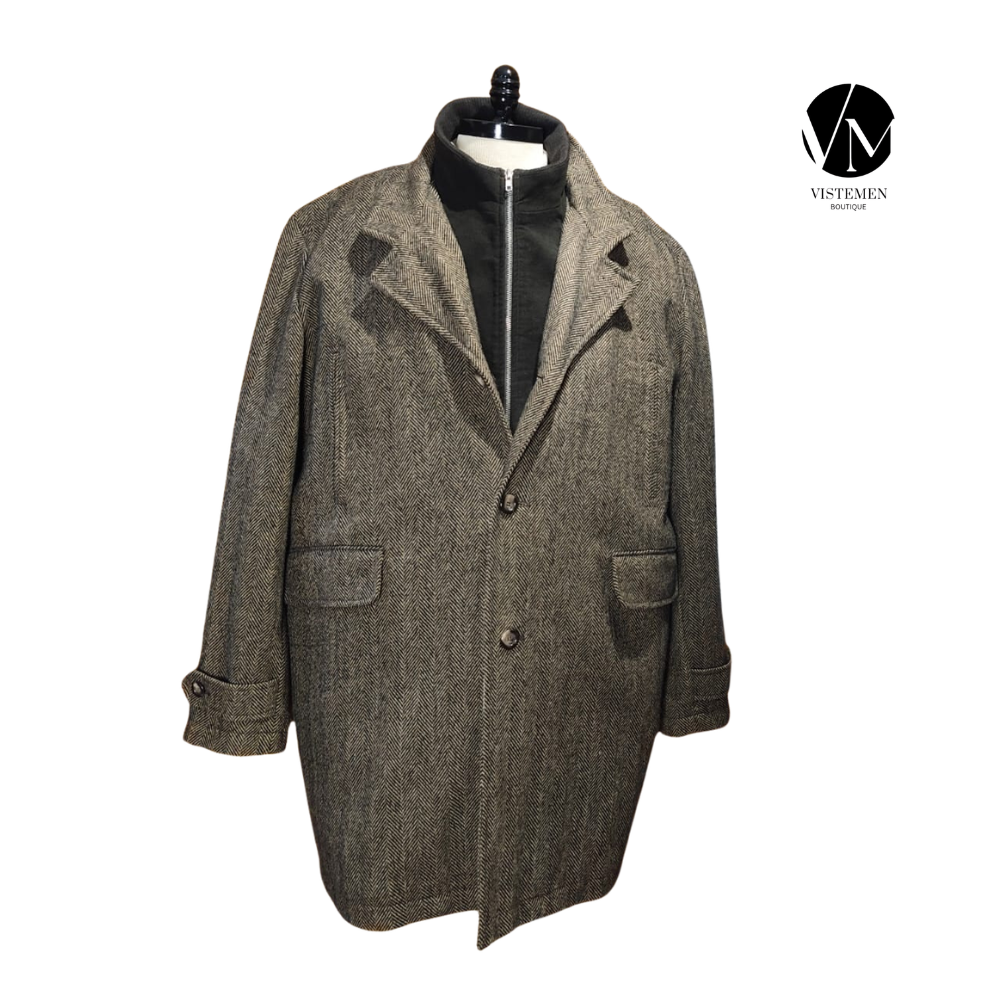 Abrigo Casual Williams & Brown Café – Talla 7XL (64)