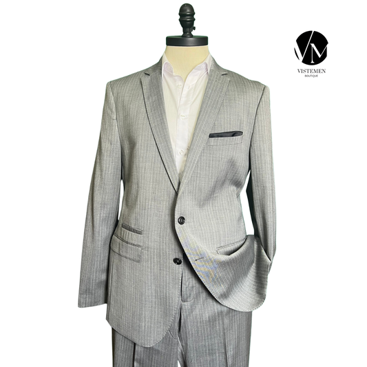 BLACK FRIDAY | Traje Completo Zara Man Gris | Regular Fit | Talla XXL (54) | Vistemen