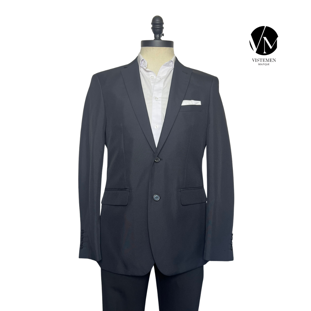 Blazer Cedar Wood State Slim Fit Negro | Formal Esencial | Talla M (48) | Vistemen
