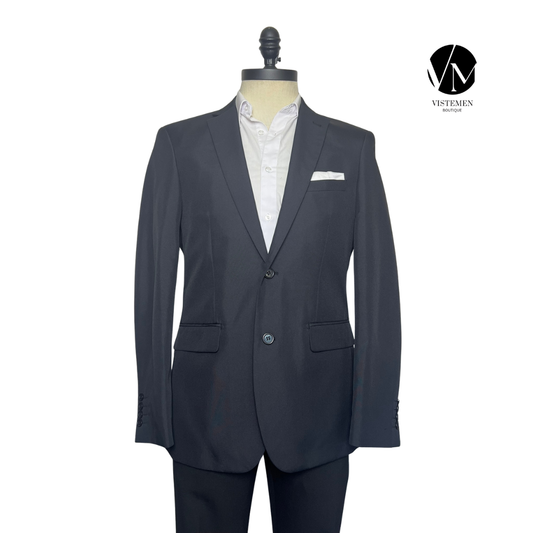 Blazer Cedar Wood State Slim Fit Negro | Formal Esencial | Talla M (48) | Vistemen