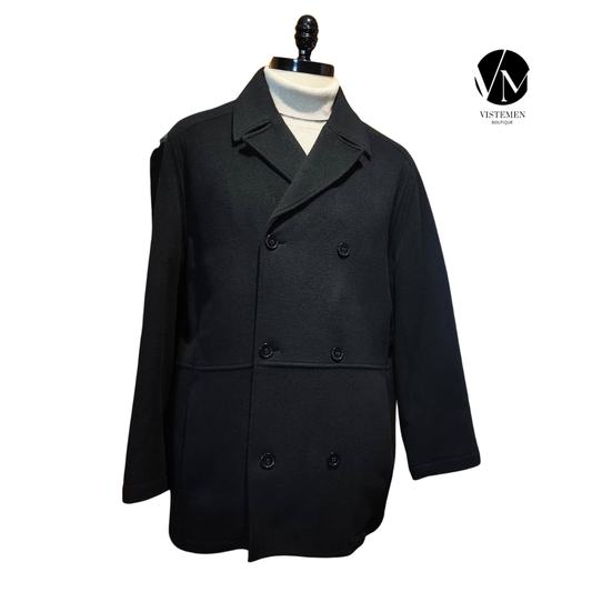 Abrigo Cruzado Next Negro Oversized – Talla M/L