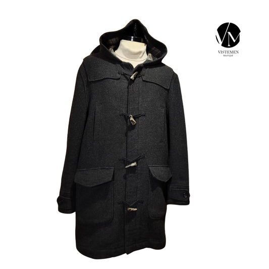 Abrigo Duffle Coat Trait Gris Carbón con Capucha – Talla XL (52)
