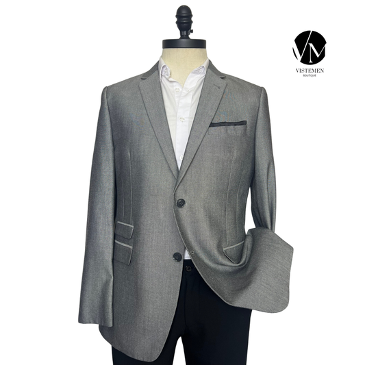 Blazer Fellini Slim Fit Gris | Elegancia Italiana | Talla L (50) | Vistemen