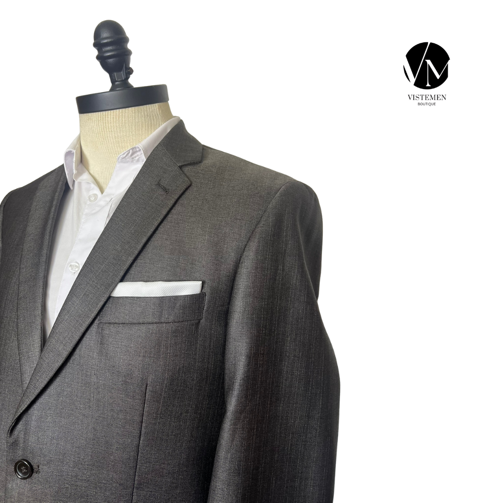 Blazer Tazio Slim Fit Café Oscuro | Estilo Formal Distinguido | Talla M (48) | Vistemen
