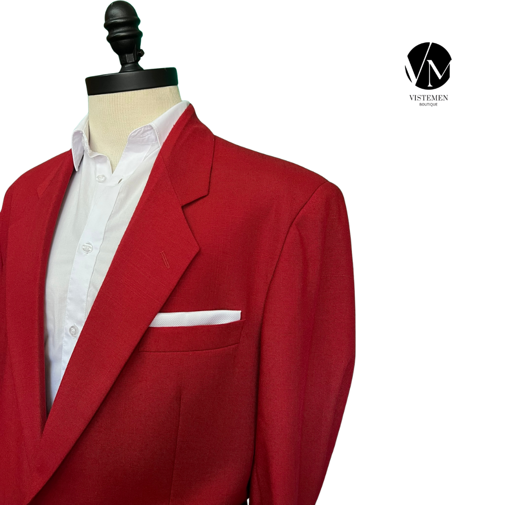 BLACK FRIDAY | Blazer GO IN Rojo | Regular Fit | Talla XL | Estilo Casual Atrevido | Vistemen