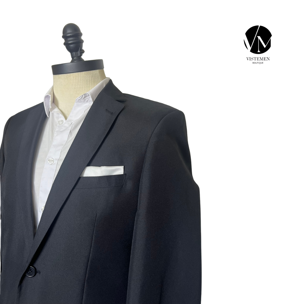 Blazer Cedar Wood State Slim Fit Negro | Formal Esencial | Talla M (48) | Vistemen