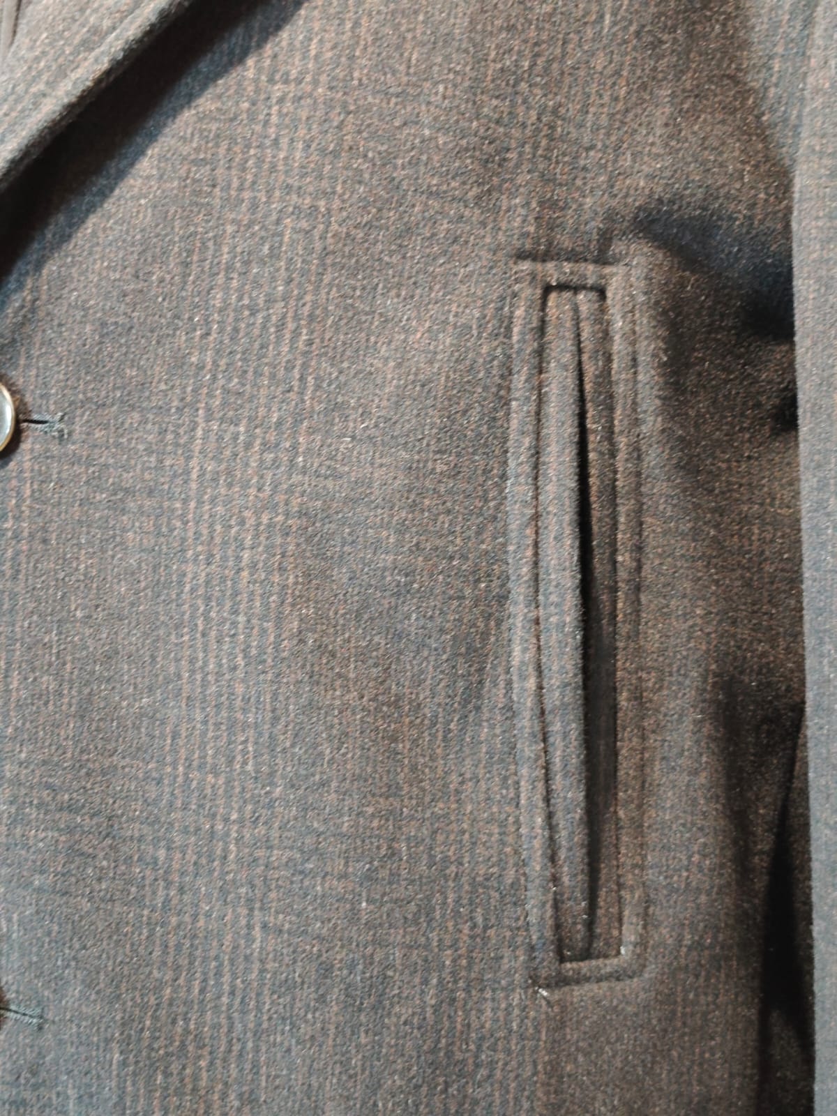 Abrigo M&S Lana Café Moro | Cuadrillé Británico | Talla L (50) | Vistemen