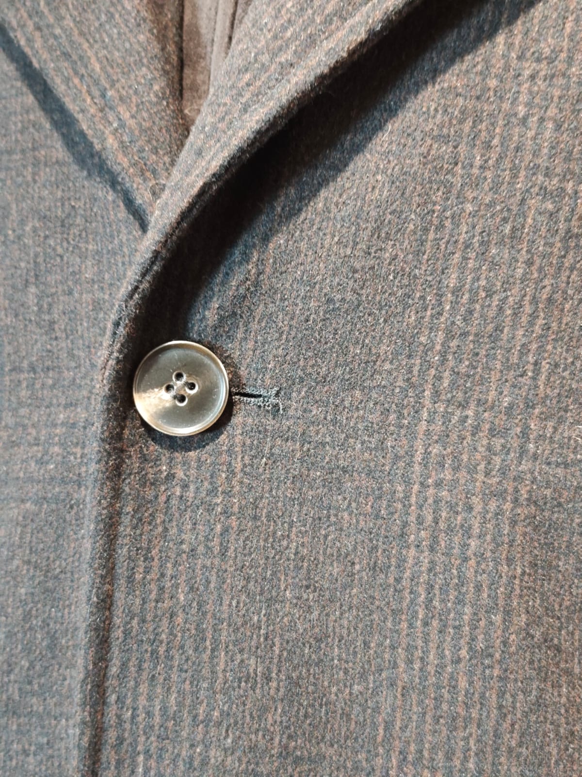Abrigo M&S Lana Café Moro | Cuadrillé Británico | Talla L (50) | Vistemen