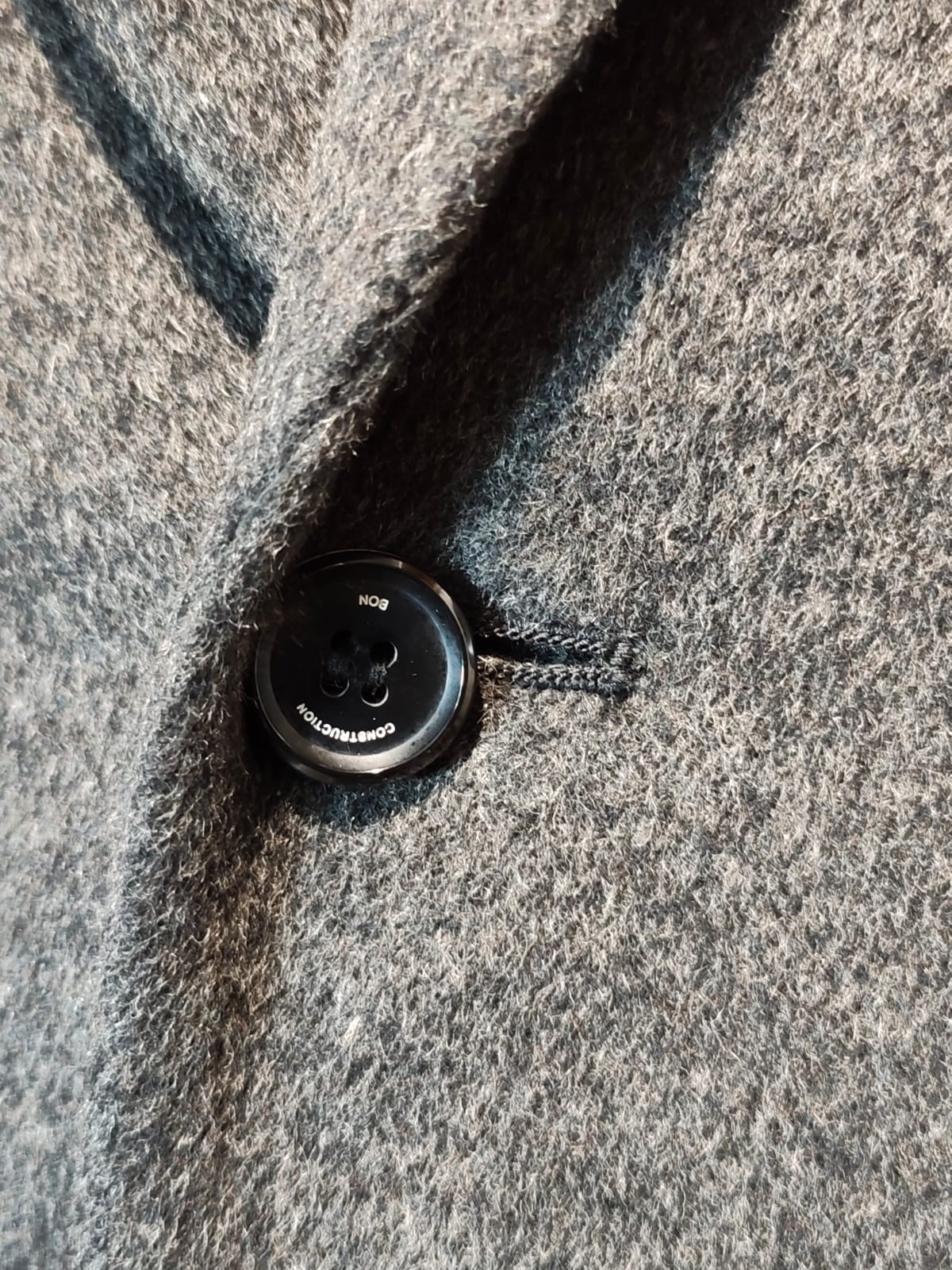 Abrigo Lana y Cashmere Gris | Talla XS (44) | Lujo Suave | Vistemen