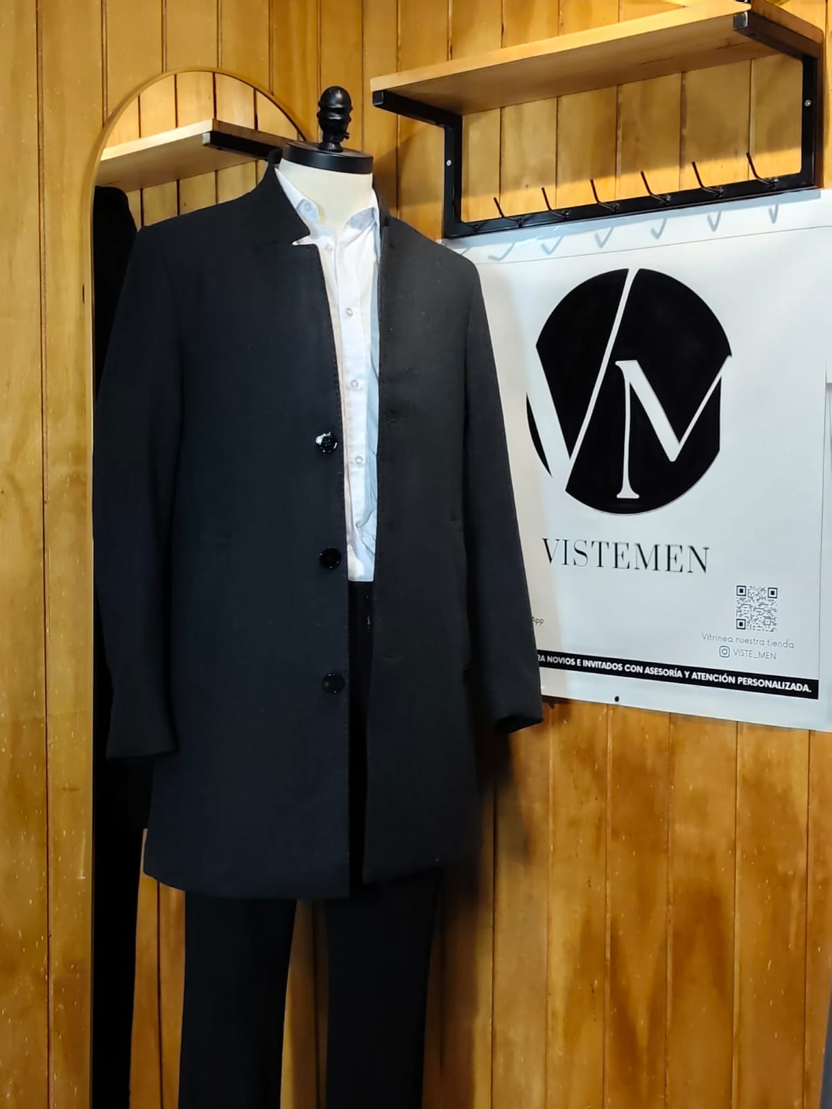 Abrigo H&M Lana Marengo | Corte 3/4 | Talla M (48) | Vistemen