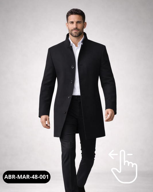 Abrigo H&M Lana Marengo | Corte 3/4 | Talla M (48) | Vistemen