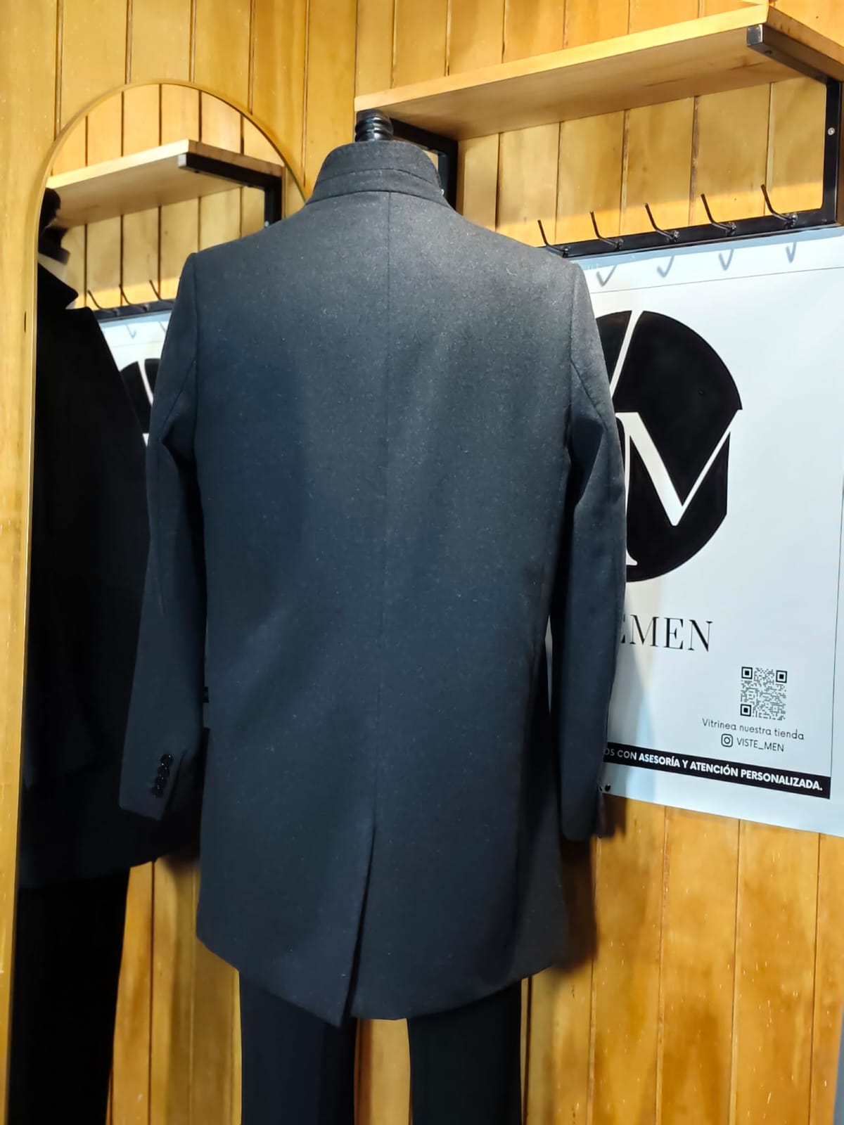 Abrigo H&M Lana Marengo | Corte 3/4 | Talla M (48) | Vistemen