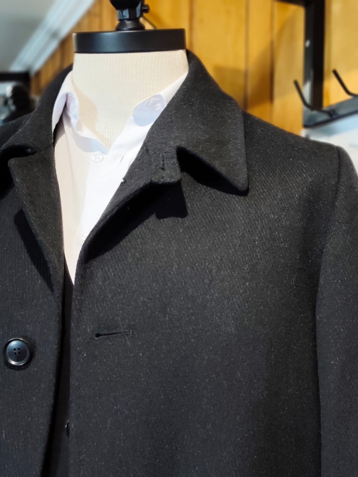Abrigo Hugo Boss Largo Lana Virgen | Marengo | Talla M (48) | Vistemen