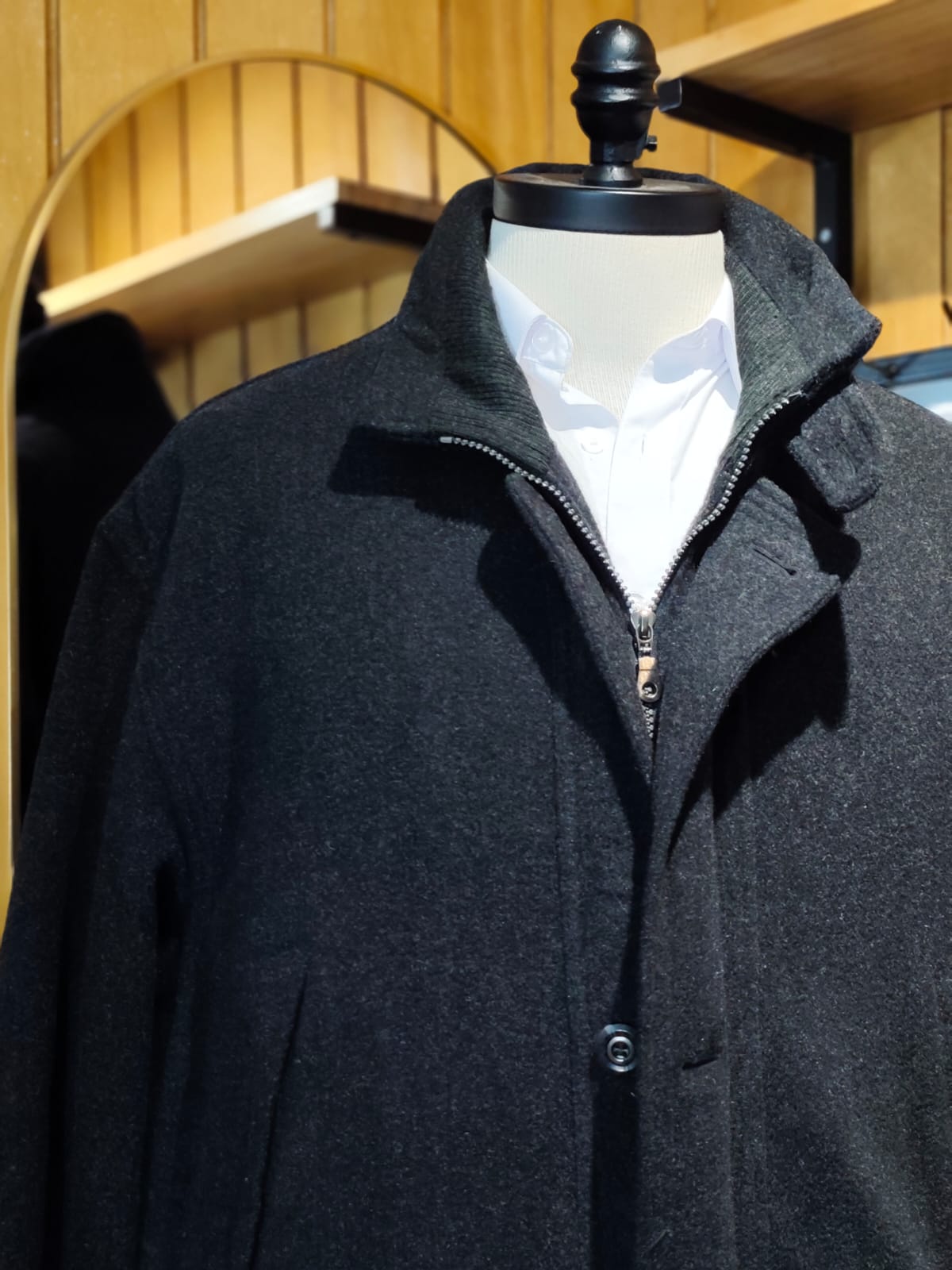 Abrigo Chaquetón Lana Marengo | Acolchado Interior | Talla XXL (54) | Vistemen