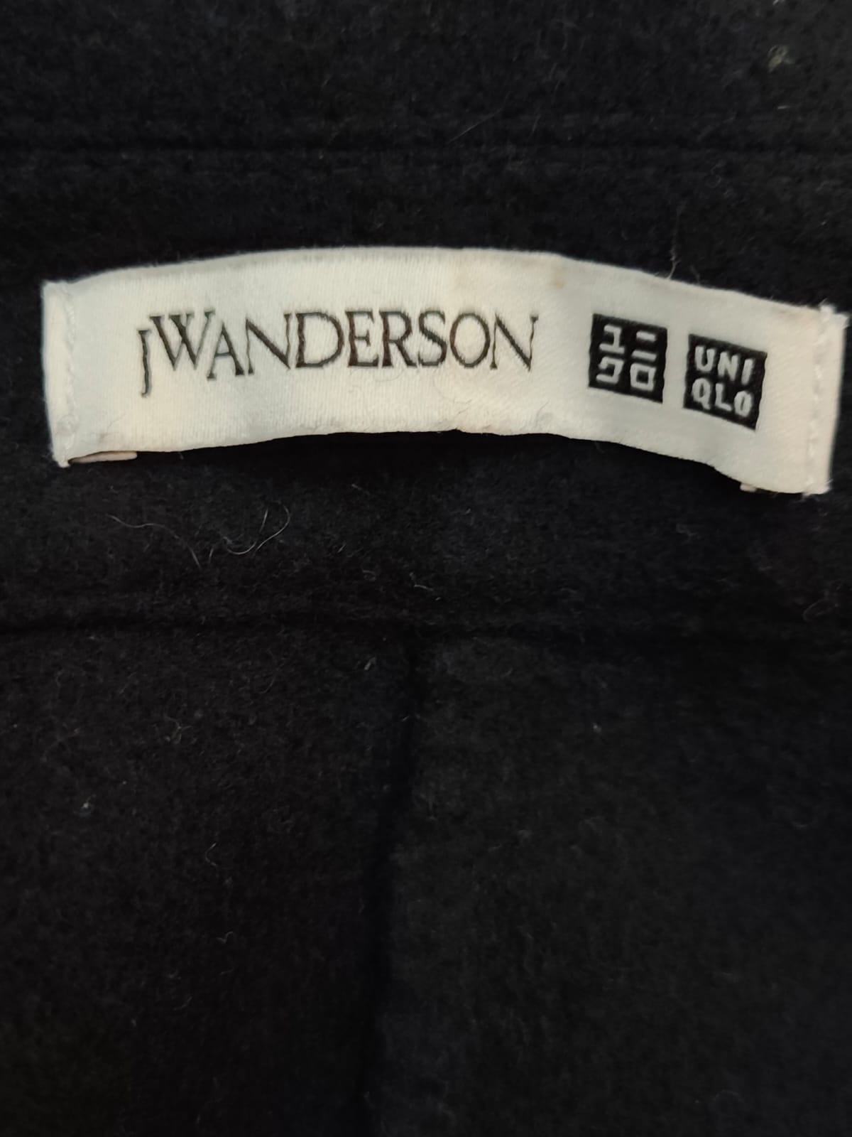 Abrigo JW Anderson Lana Negra | Largo | Talla M-L (48) | Vistemen