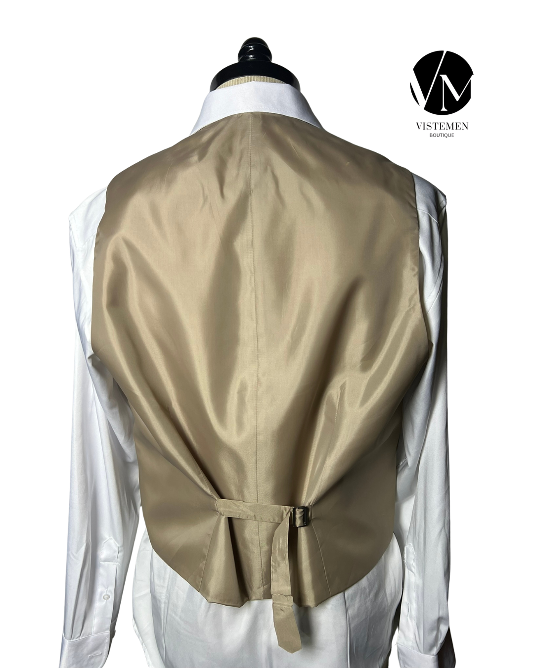 Gilet Canda de Lana Beige | Talla L (50) | Vistemen