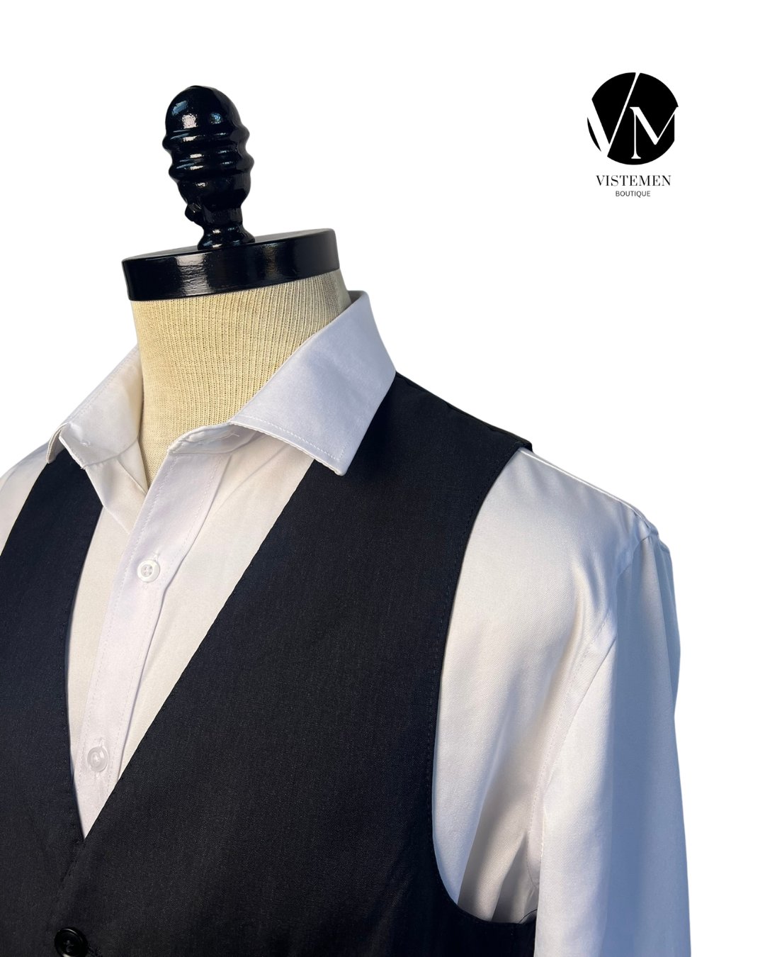Gilet Roy Robson de Lana Negra | Talla M (48) | Vistemen