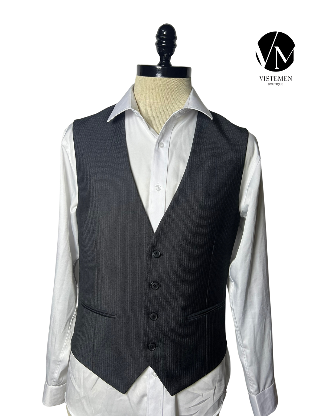 Gilet Next Negro | Poliéster y Viscosa | Talla M (48) | Vistemen