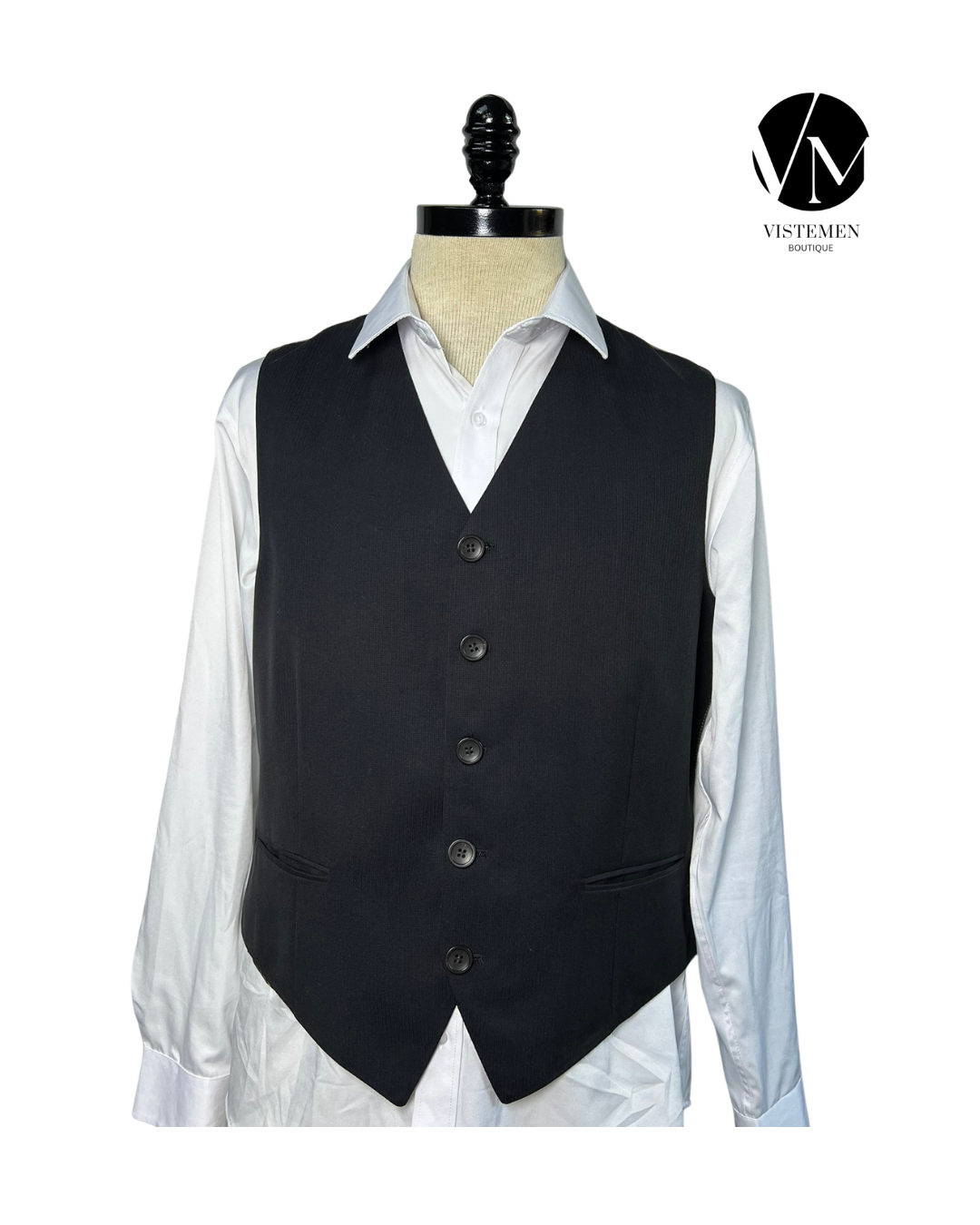 Gilet Jupiter Negro | Polinosica y Poliéster | Talla L (50) | Vistemen