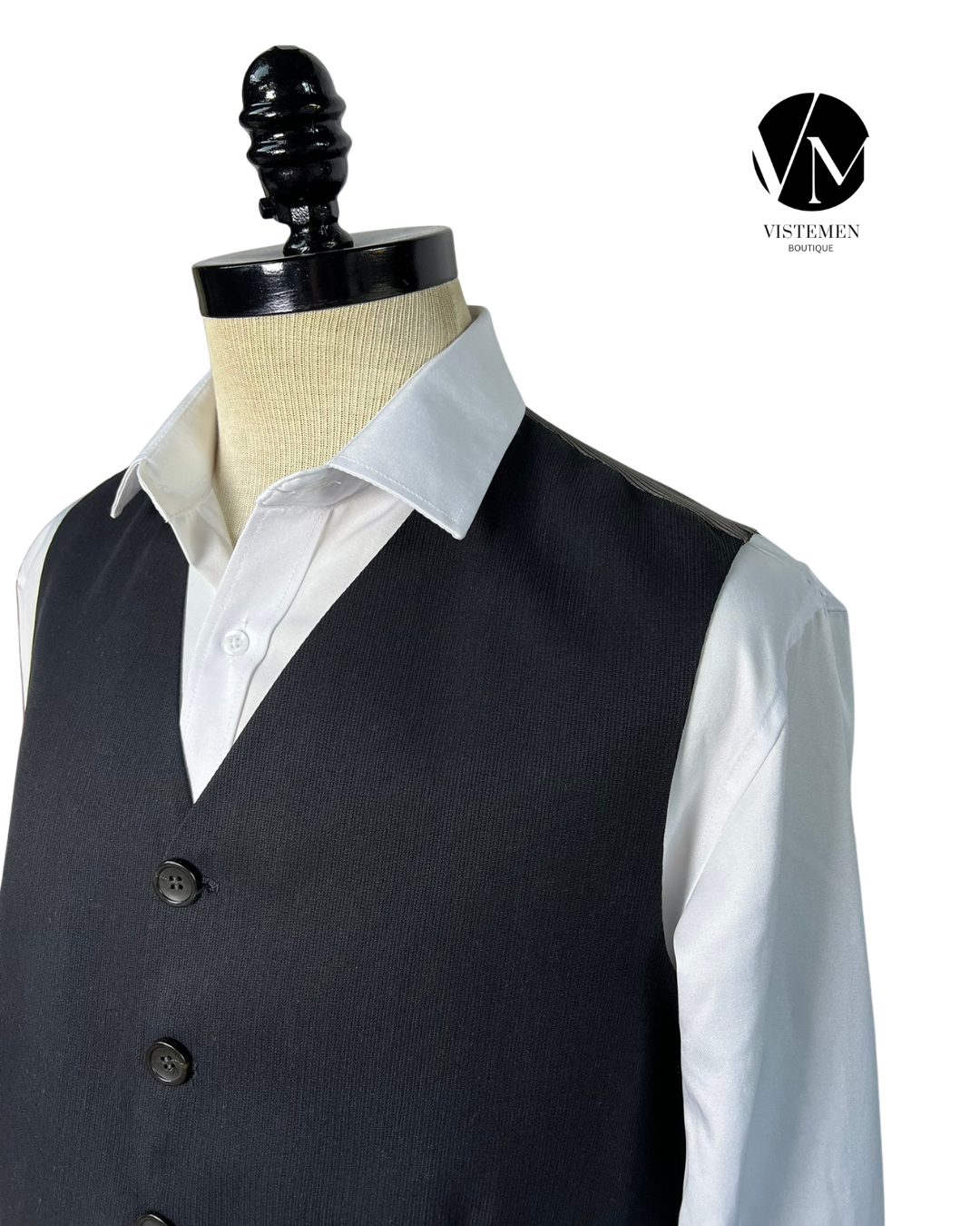 Gilet Jupiter Negro | Polinosica y Poliéster | Talla L (50) | Vistemen