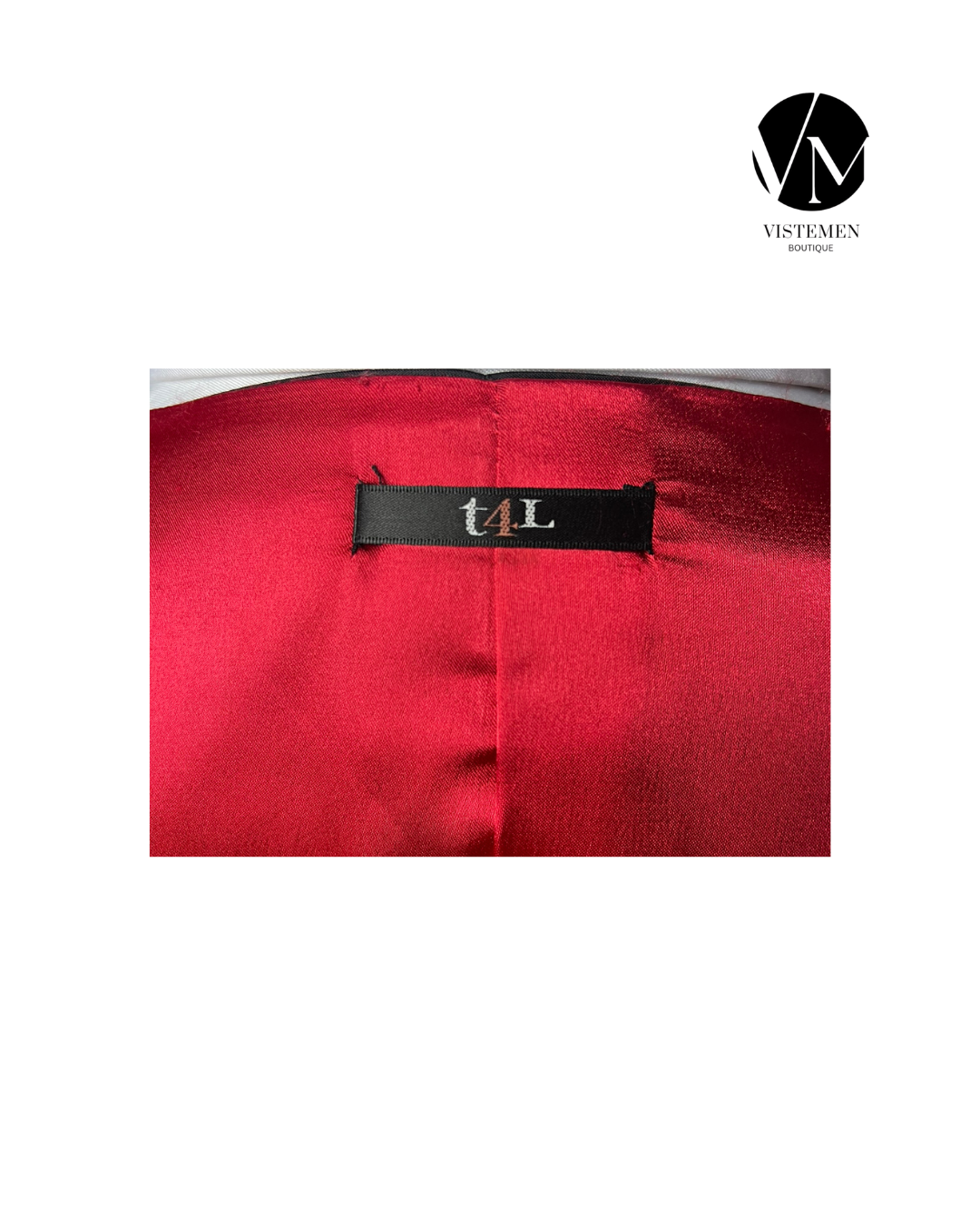 Gilet T4L Negro Rayas | Wool Blend | Talla 6XL (62) | Vistemen