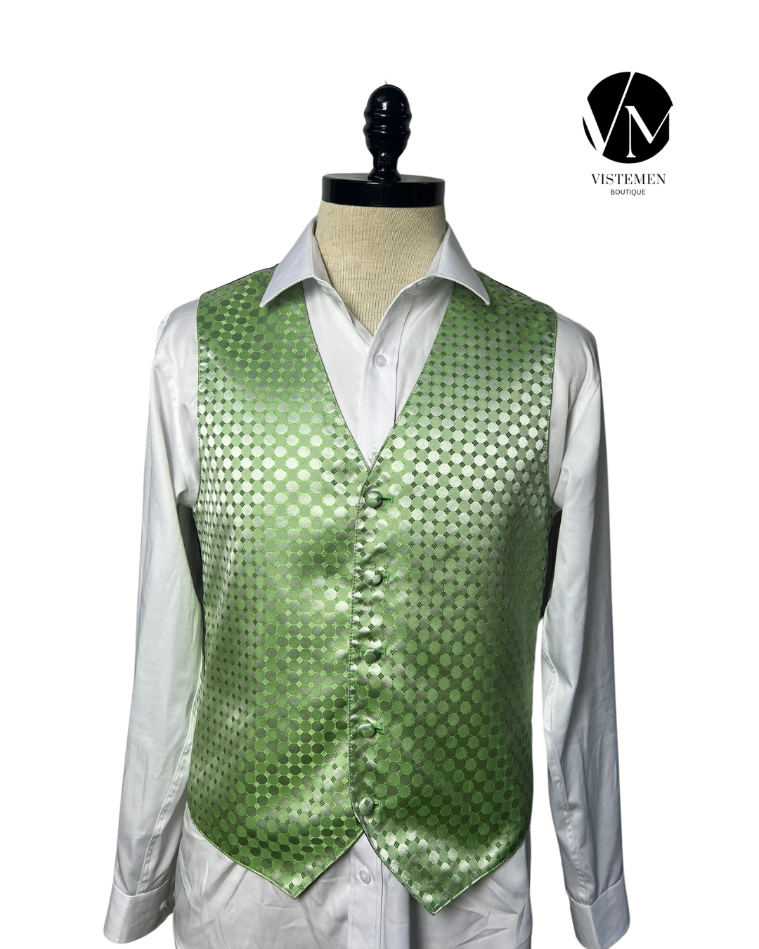 Gilet Joseph & Feiss Verde Claro | Estilo Gala | Talla S (46) | Vistemen