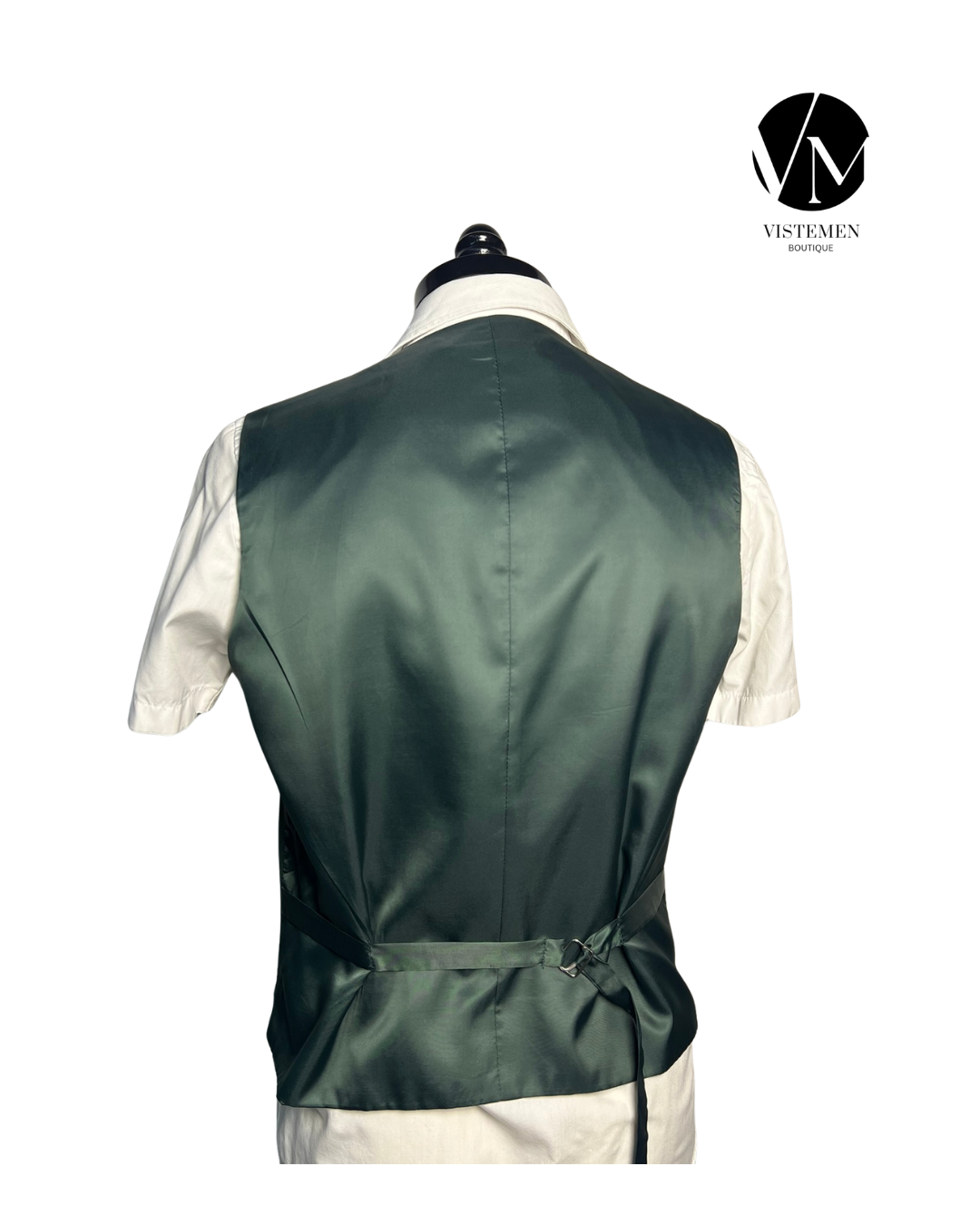 Gilet Sean Alexander Verde Oscuro | Tetron y Rayón | Talla M (48) | Vistemen