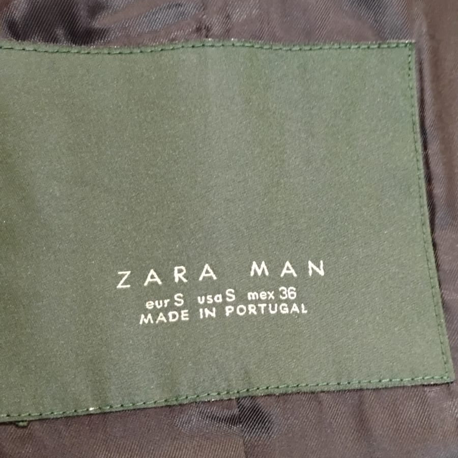 Abrigo Gris Zara Man - Lana - Diseño Exclusivo - Seminuevo