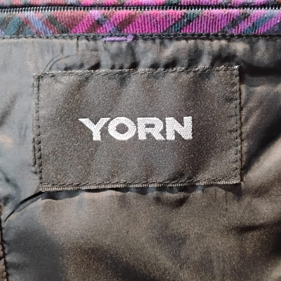 Abrigo Negro Marinero Doble Cuello Yorn Talla 52 - Prenda Única