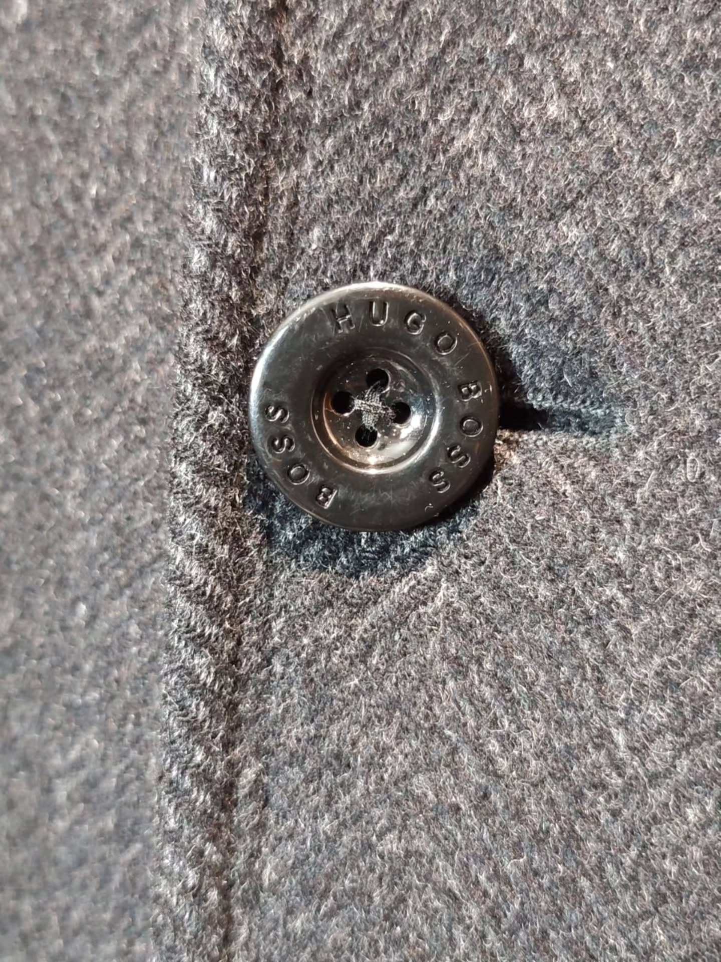 Abrigo Hugo Boss Lana con Cashmere – Talla 3XL (56)