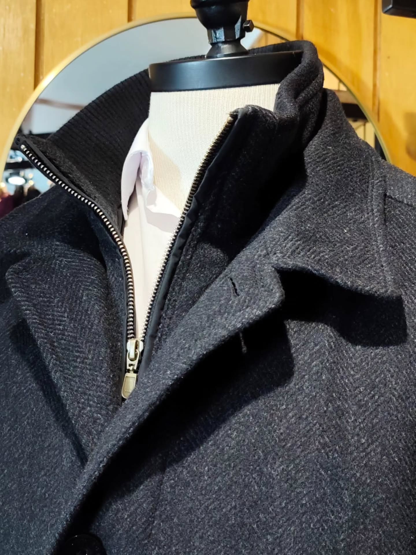 Abrigo Hugo Boss Lana con Cashmere – Talla 3XL (56)
