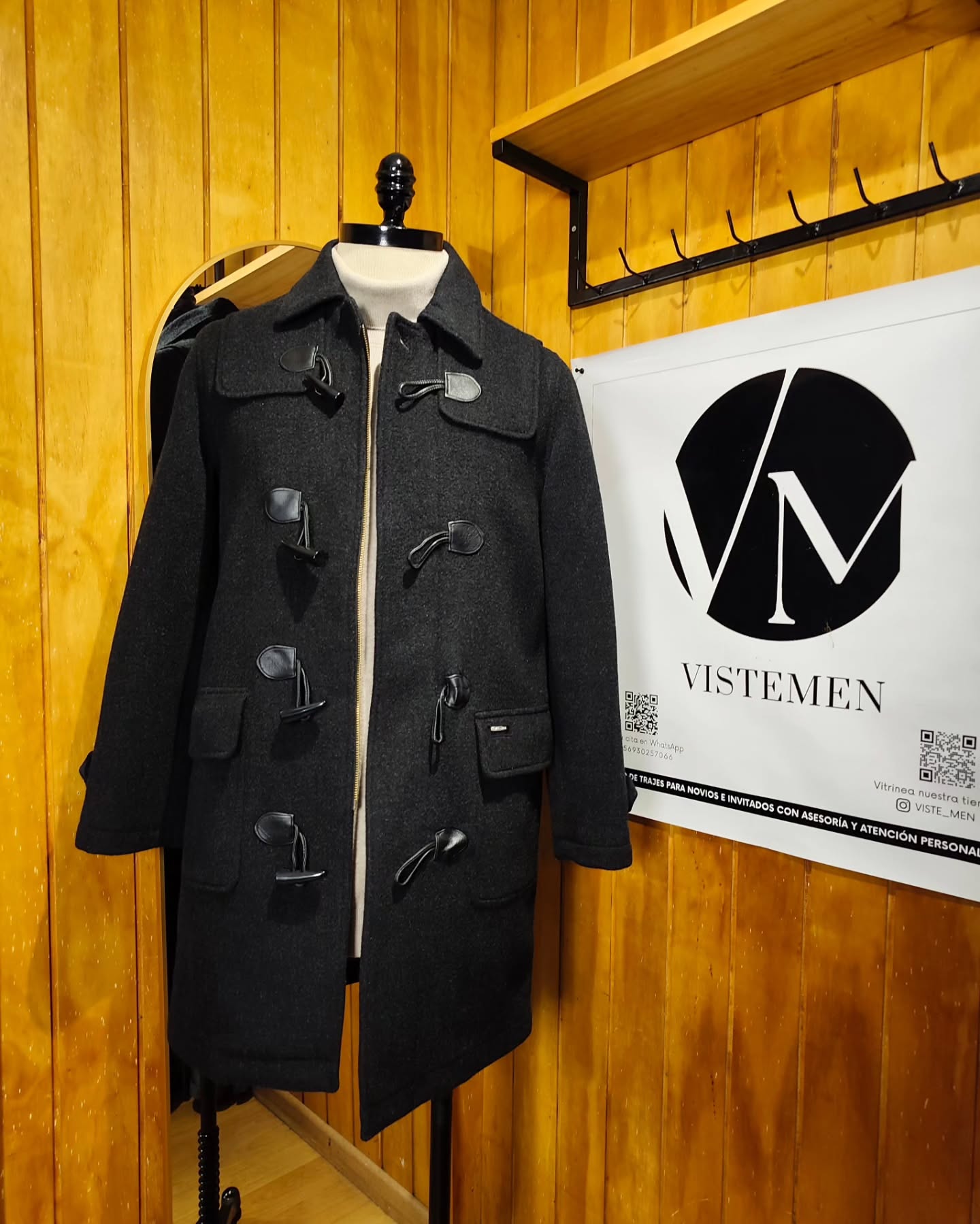 Abrigo Duffle Coat NII Gris Carbón Montgomery – Talla XS (16)